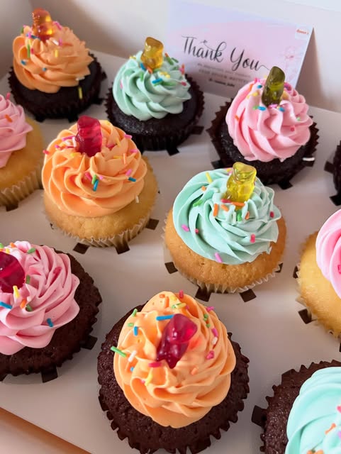 Gummy Bear Cupcakes