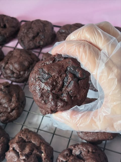 Double chocolate cookies